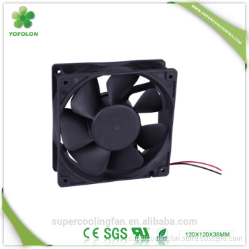 120x120x38mm 12V 24V cooling fan 2800rpm high flow 1238 dc axial fan